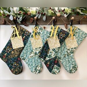 E- Handmade Rifle Paper Co. Quilted Stocking